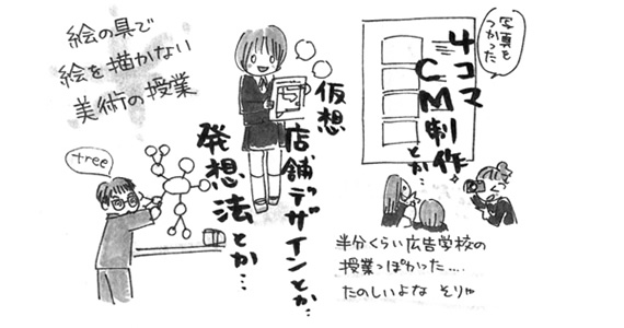 その当時の授業が小説の中で挿絵となって紹介されました。豊島ミホ著 幻冬舎刊 「底辺女子高生」より