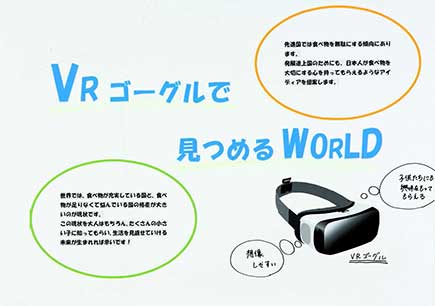ＶＲゴーグルで見つめるＷＯＲＬＤ