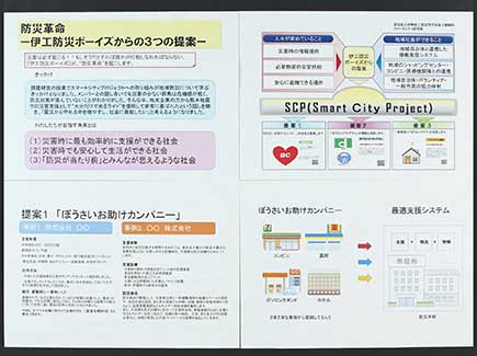 防災革命～伊工防災ボーイズからの3つの提案～