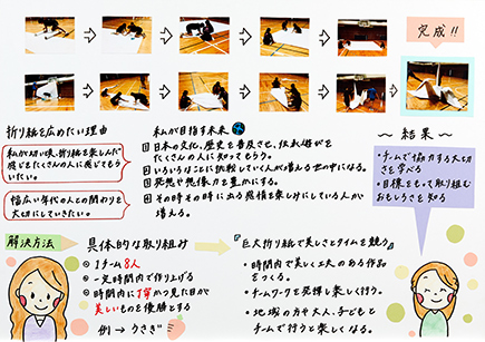 もしも折り紙がチームスポーツだったら