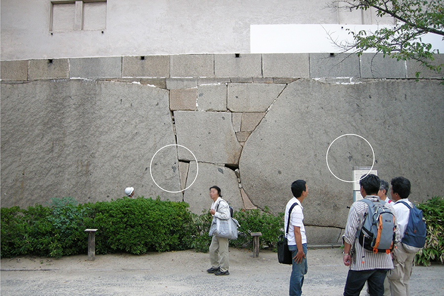 北野博司 #07 大坂城跡大手門の「見附石」