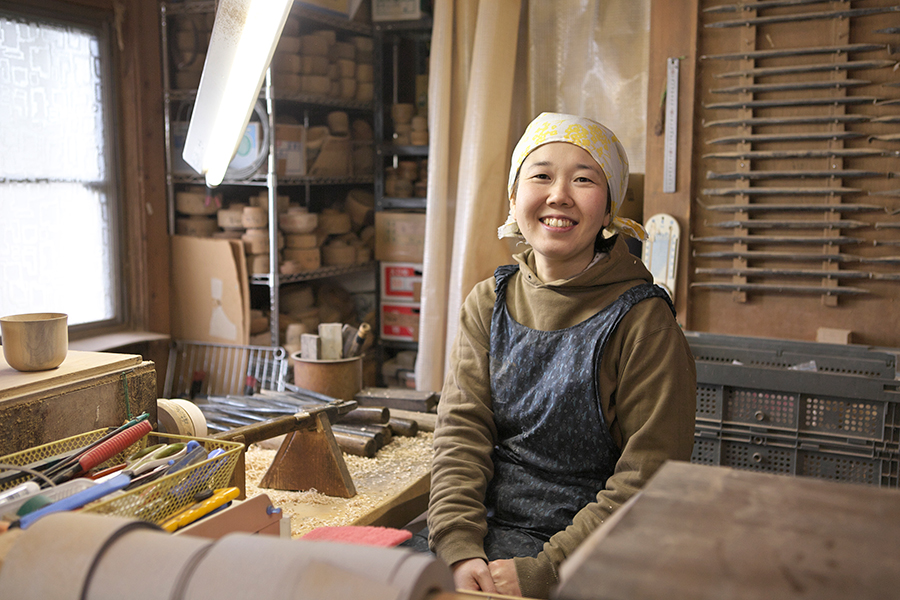 彩木工房まるもん屋 漆芸家 木地作家 早川美菜子さん