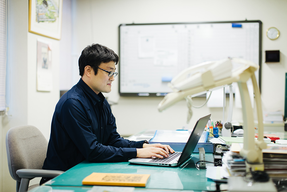 村山市教育委員会 吉田峻太朗さん 吉田さんが管理する最上徳内記念館