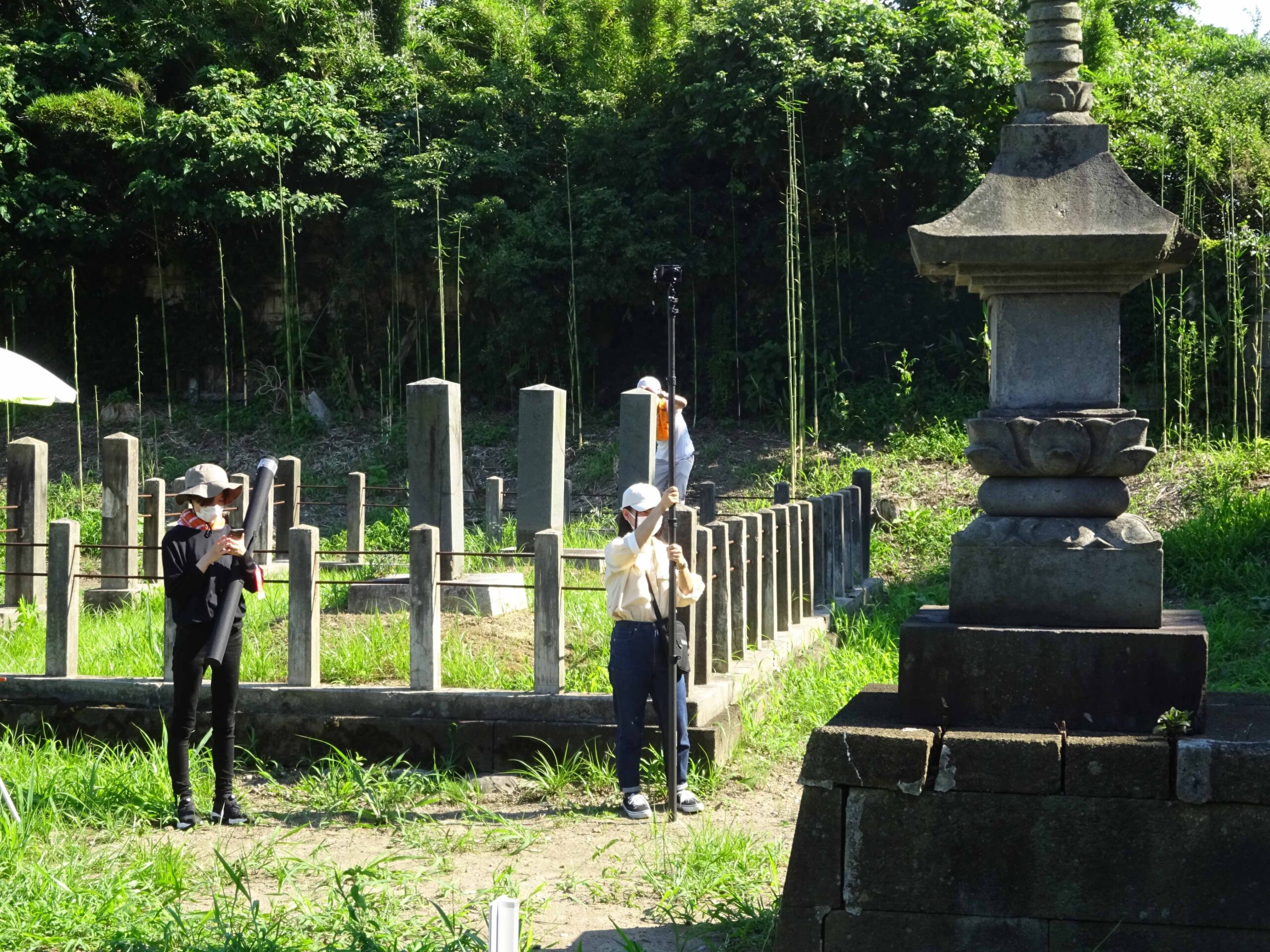 北野博司 #12 庄内藩酒井家の墓所を調査