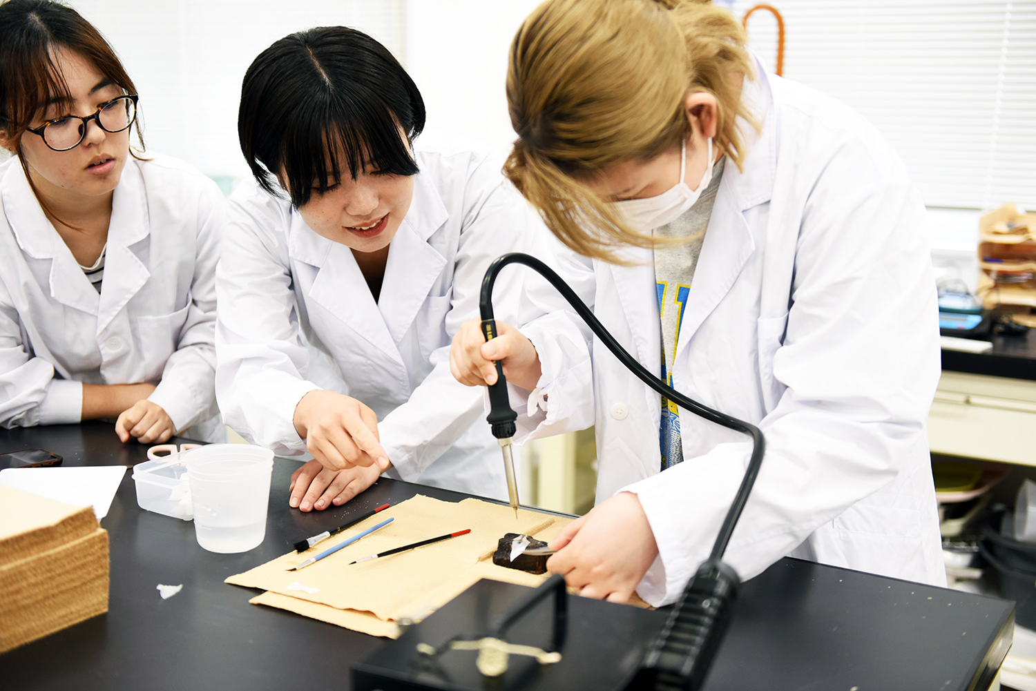 保存科学の授業の様子