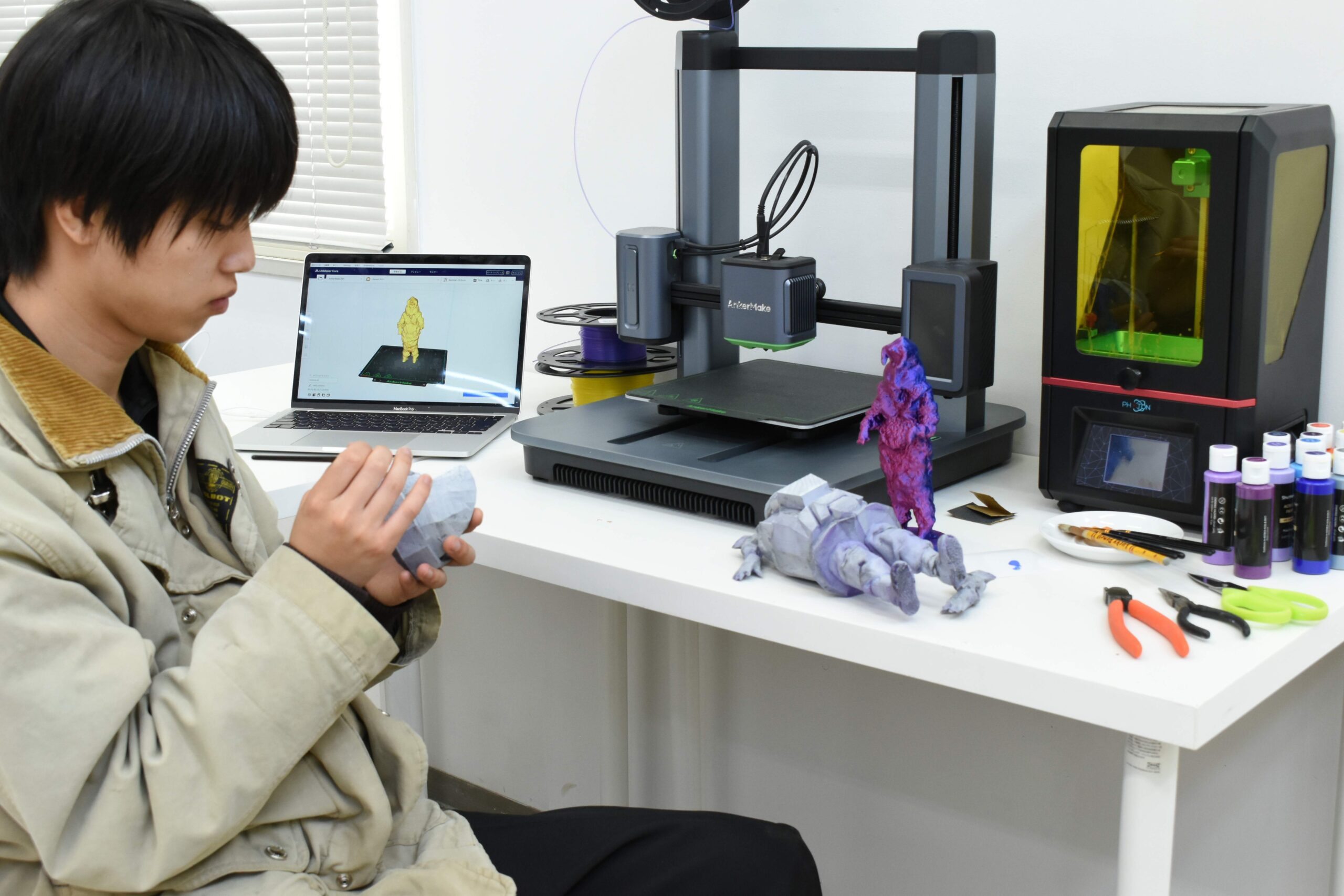 3DCGの授業の様子
