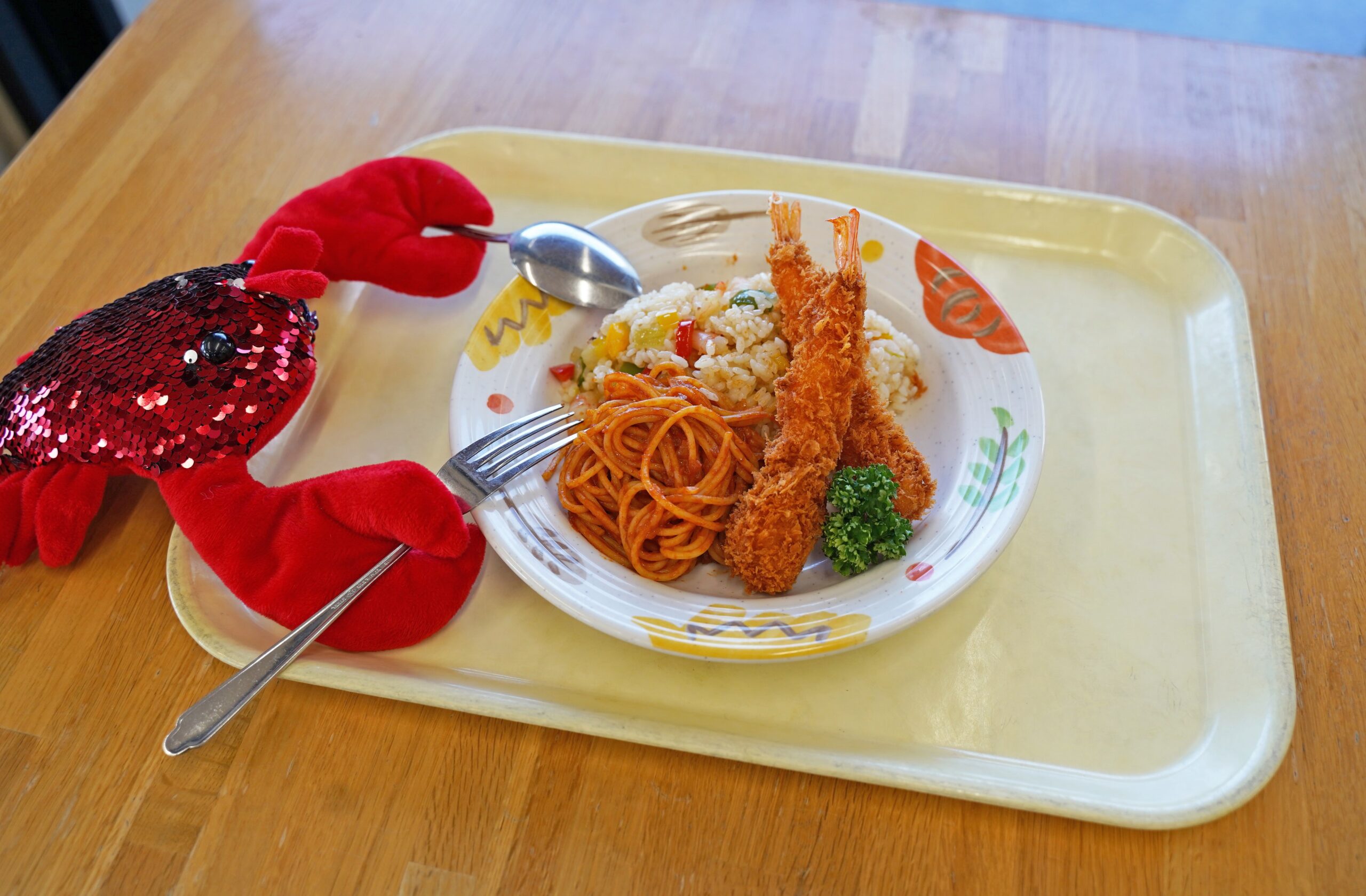 エビランチセットとロブスター