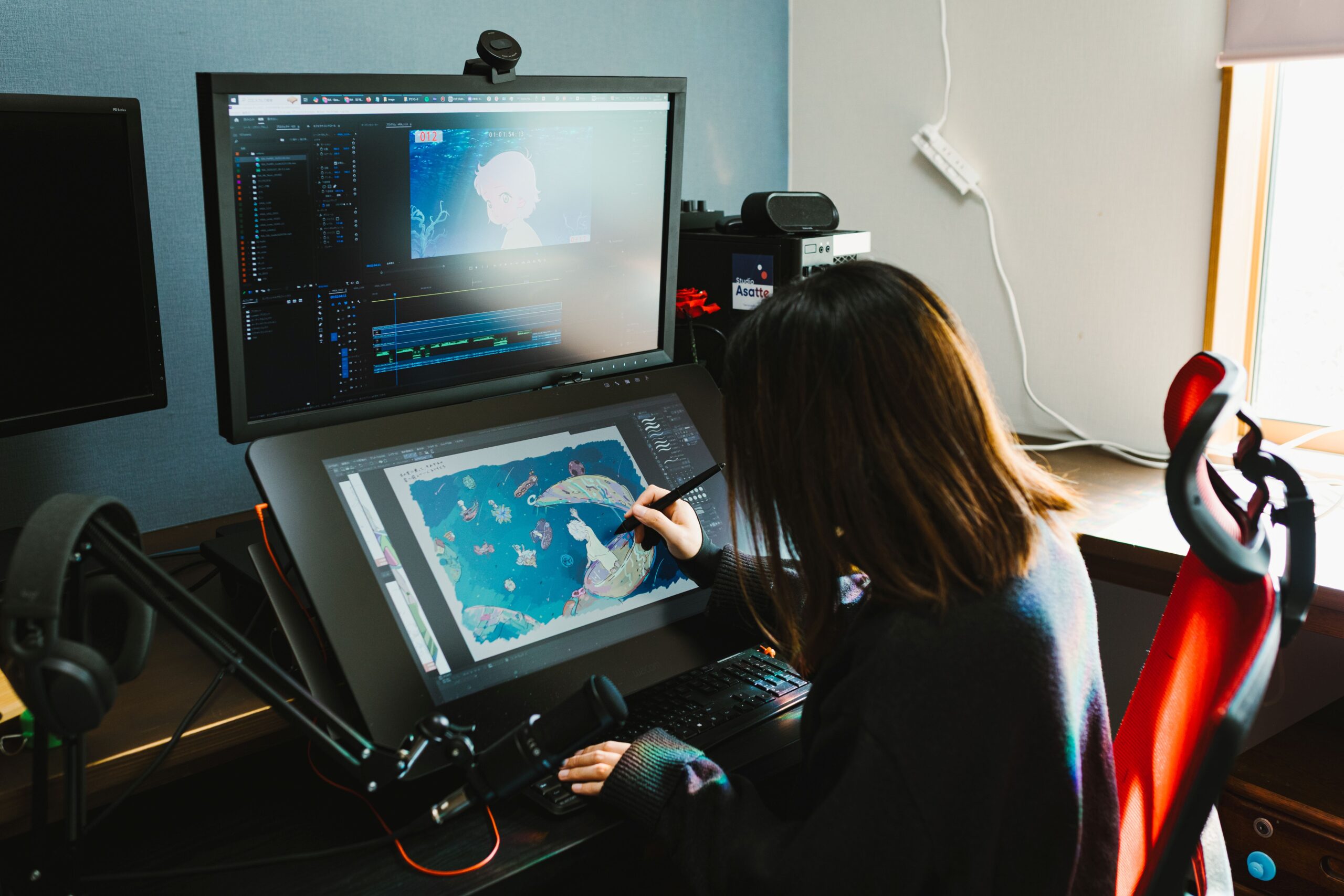 アニメ作家、監督　土海明日香さん