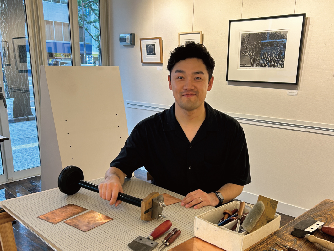 版画作家 大森弘之さん