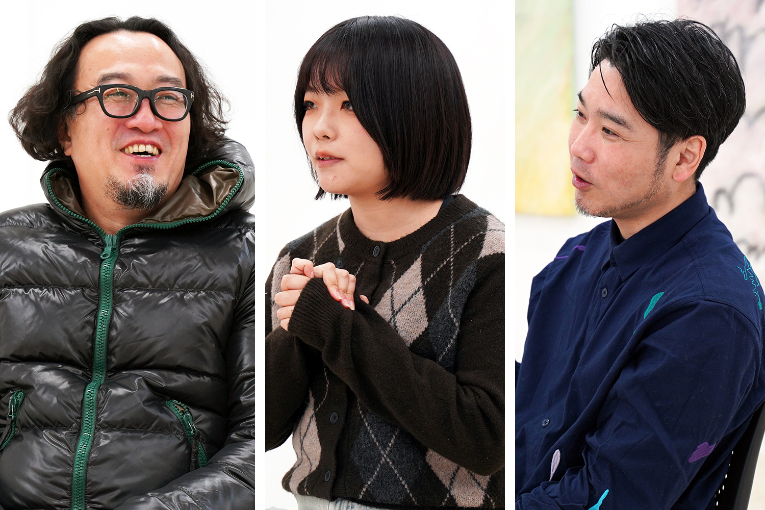 インタビューした教授と院生