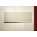 中村桂子「堆積 3」木版、和紙、83.5×240×9cm、2005