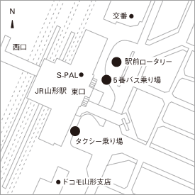東北芸術工科大学までのアクセスマップ